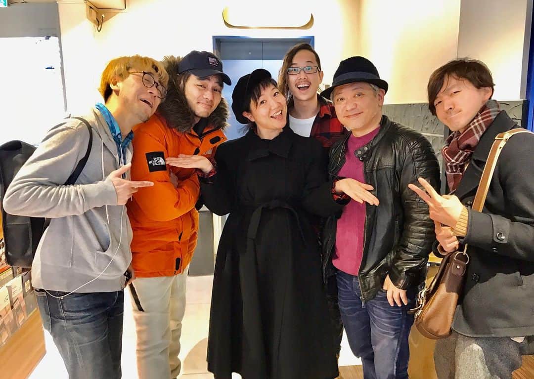有坂美香のインスタグラム：「#第11回港区文化芸術フェスティバル  Picures of the super band!! バンドリハーサル真っ最中に公演中止の連絡を受け。  #悔しい表情つけがち #私はみんなをタグつけがち  #港区 #港区文化芸術フェスティバル #有坂美香」