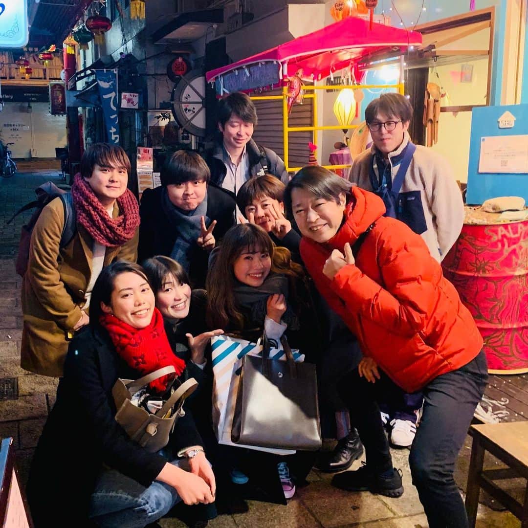 中野耕史のインスタグラム：「おっはよーーーーーございます！！！ 昨夜は朝番組のメンバーで飲み会🍻 夜に集まる事はとても珍しい仲間🌟 めちゃくちゃ楽しくて、また頑張ろうと思える時間になりました😊 #アジアン食堂バルSALA さんのお料理も最高👍 感謝！」