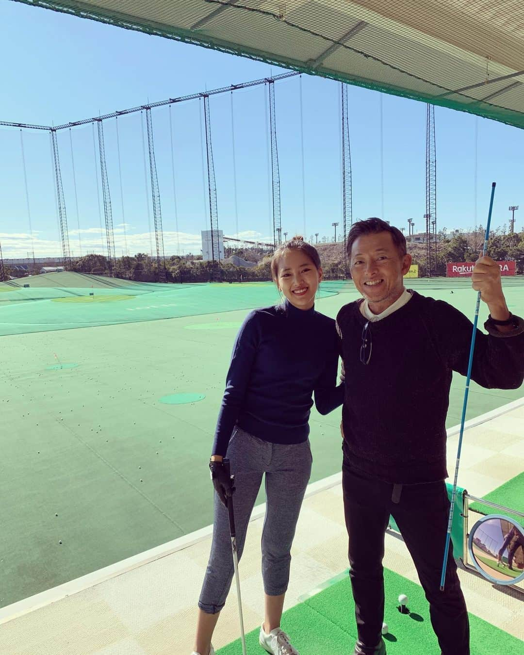 奥山春香さんのインスタグラム写真 - (奥山春香Instagram)「永井さんレッスン🏌️‍♀️ PGA選手に例えて教えてくれるから楽しい！  そして明日はサンデーゴルフ放送です⛳️ テレ東11:00から！ みてね！」2月1日 13時02分 - corvetteharuka