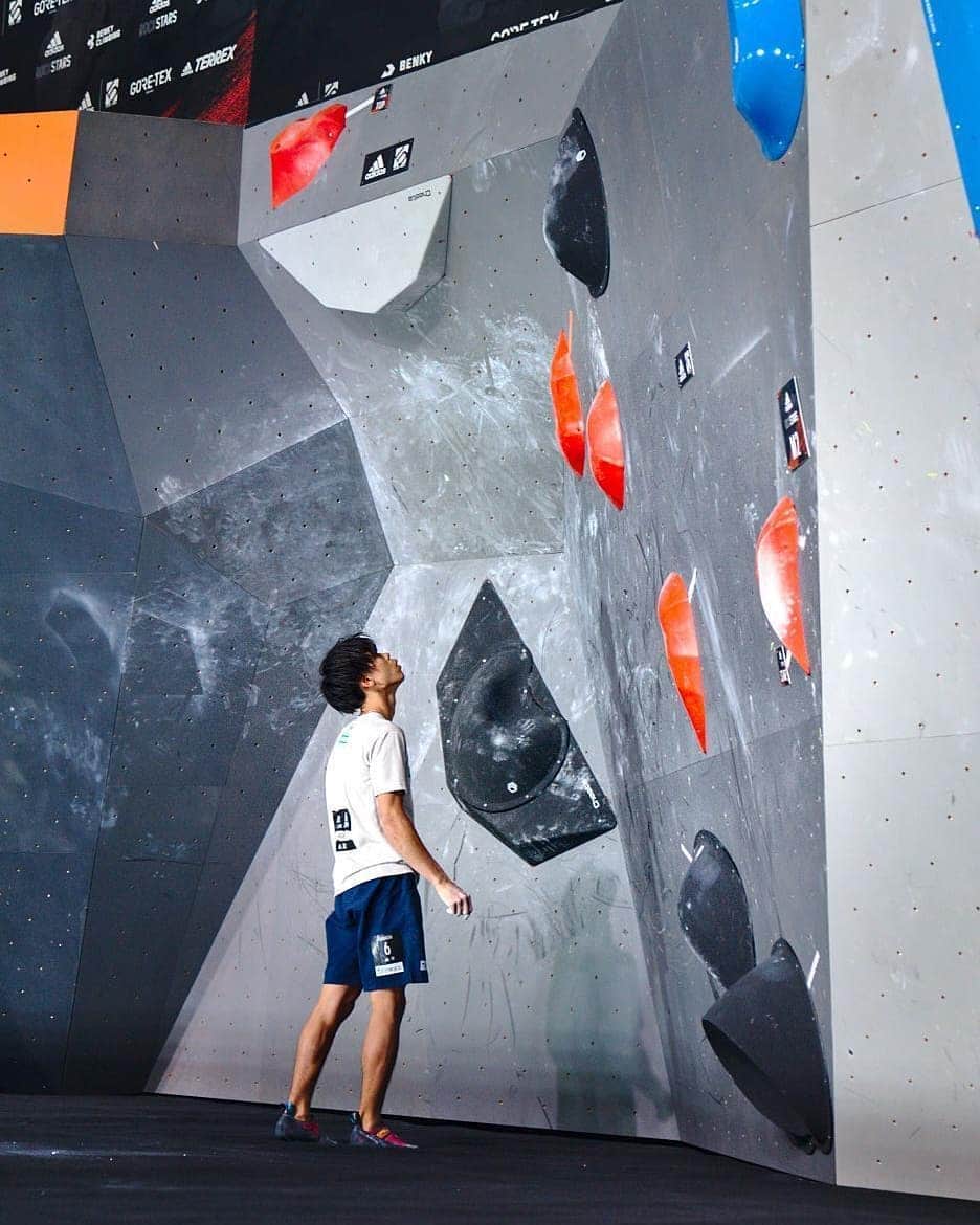のインスタグラム：「One week left to the Bouldering Japan Cup!!﻿ I wanna keep my mental and condition🙏🙏﻿ ﻿ BJCまであと1週間！！﻿ 去年はこのタイミングで体調を崩してしまったので、今年はしっかり体調管理して、ベストな状態で望みます💪💪﻿ ﻿ Photo by:﻿ @hannomertin ﻿@champion_japan @bpump_ogikubo @frictionlabs @galaxymobilejp #日新火災 #champion #CPFU #bpumpogikubo #frictionlabs ﻿#galaxy﻿ #climbing #bouldering #sportsclimbing #sports #competition #bjc #2020」