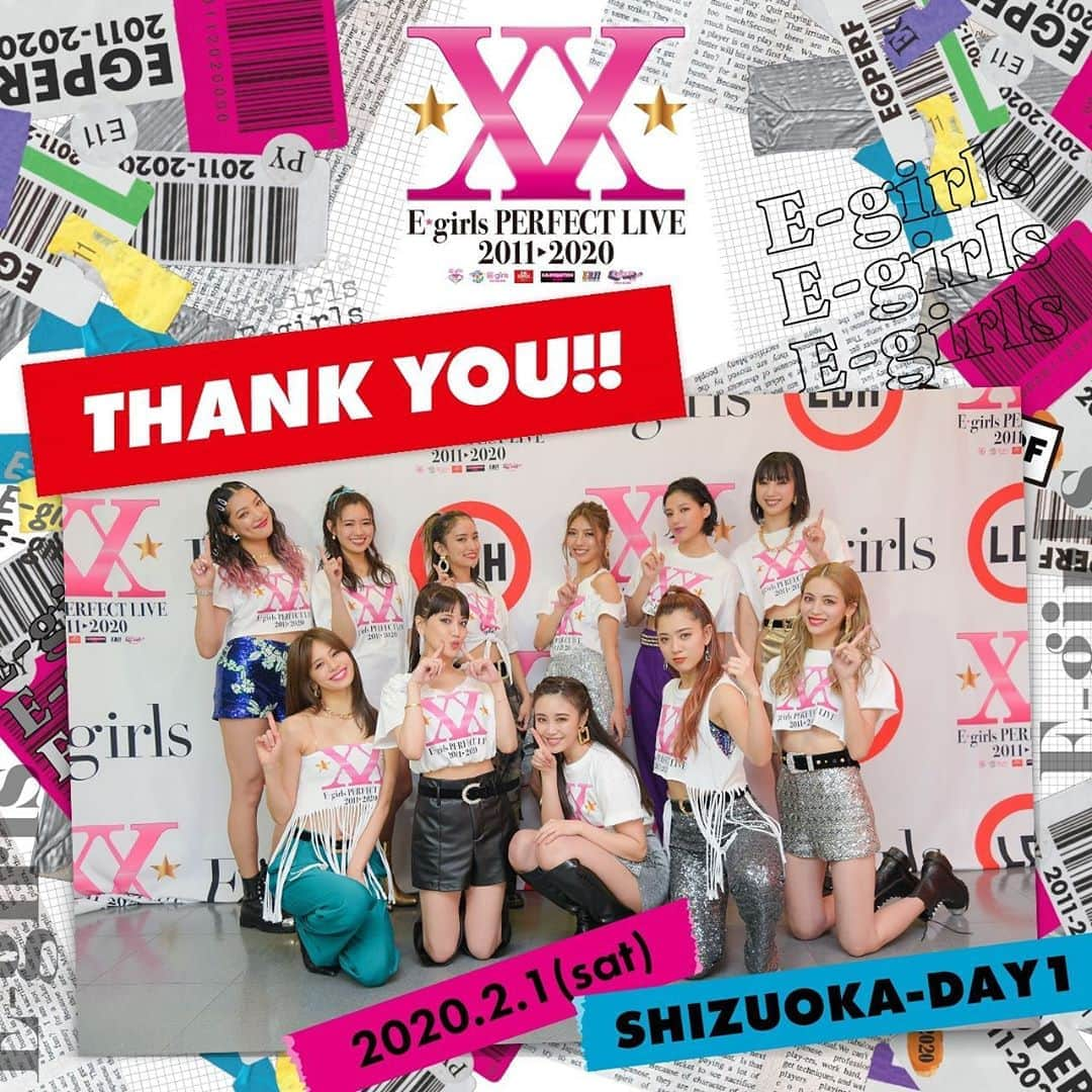 E-girlsさんのインスタグラム写真 - (E-girlsInstagram)「💖💖💖﻿ ﻿ E-girls PERFECT LIVE2011▶️2020﻿ 静岡公演初日‼️﻿ ありがとうございました🤩🙌🏻﻿ ﻿ E-girlsでのラストツアーが﻿ ついに開幕しました🔥﻿ ﻿ ポーズは記念すべき1日目の“1”☝🏻﻿ ﻿ 明日は静岡公演2日目です‼️﻿ 皆さんと会場でお会いできるのを﻿ 楽しみにしています🤍🤍🤍﻿ ﻿ #E_girls﻿ #LDH﻿ #PERFECTYEAR﻿ #PERFECTLIVE﻿ #2020﻿ #0201﻿ #smileforegirls﻿」2月2日 1時10分 - e_girls_official_