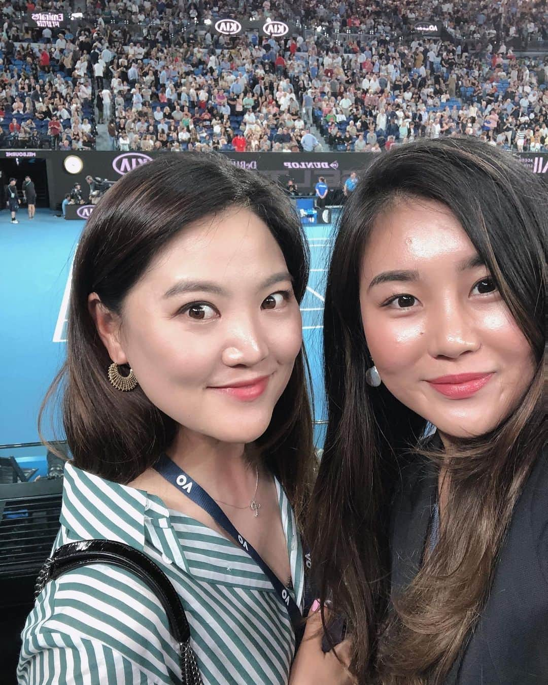 ユ・ソヨンさんのインスタグラム写真 - (ユ・ソヨンInstagram)「🎾 It was really fun Saturday night with these cutie-pies😍🥰😍🥰 #ausopenfans」2月1日 21時00分 - 1soyeonryu