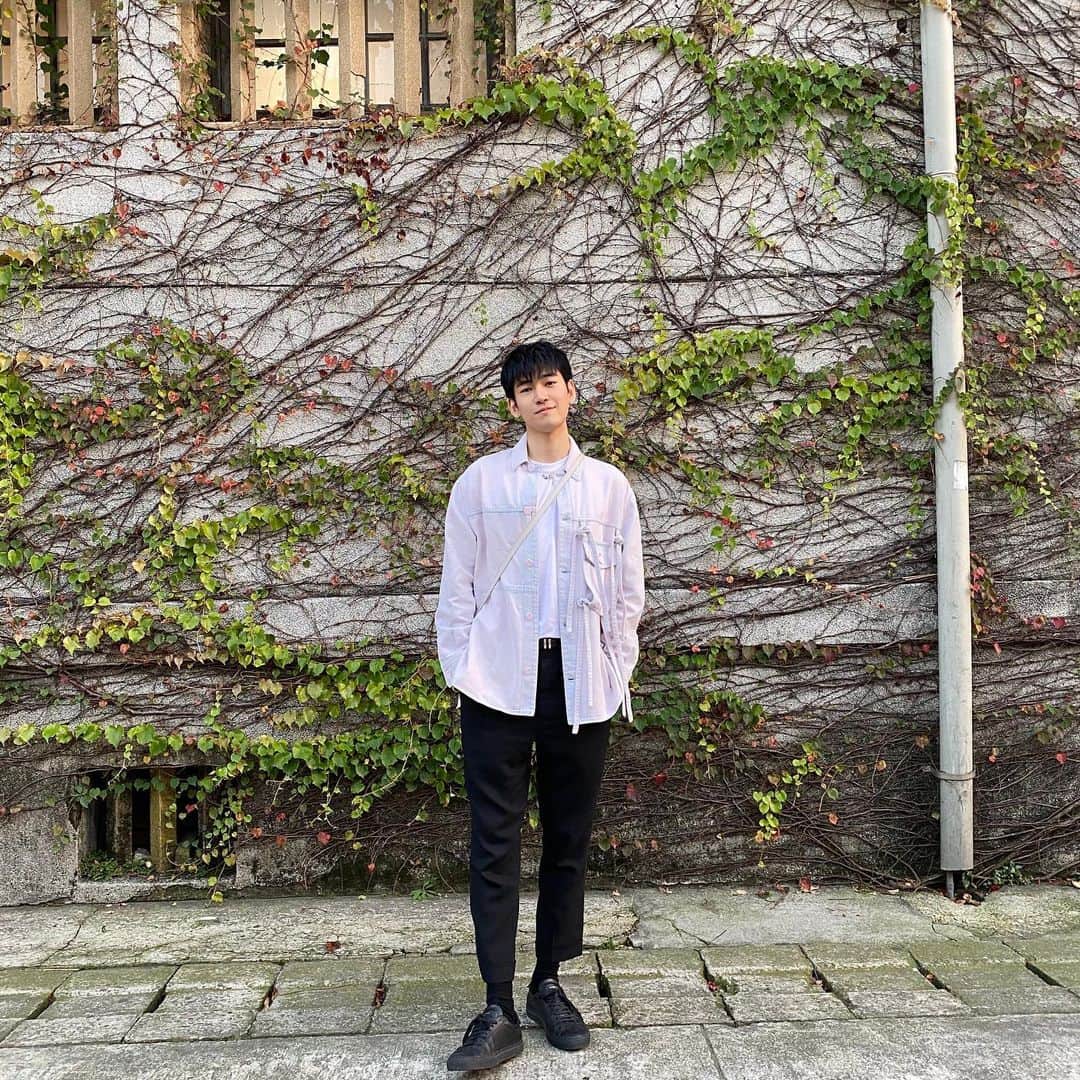 樋口葉生のインスタグラム：「😆#ootd」