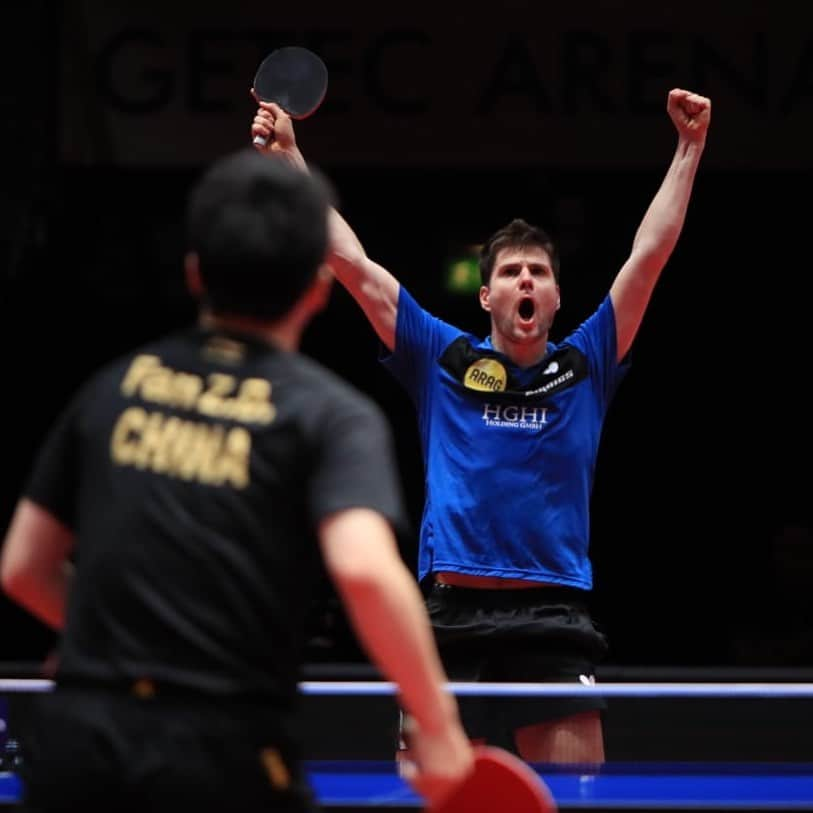 ITTF Worldさんのインスタグラム写真 - (ITTF WorldInstagram)「😱😱😱 DIMA DOES IT‼️ HE KNOCKS OUT WORLD NO.1 & DEFENDING CHAMPION, FAN ZHENDONG IN STYLE‼️ WOW‼️ #ITTFWorldTour🇩🇪#2020GermanOpen.」2月1日 21時51分 - wtt