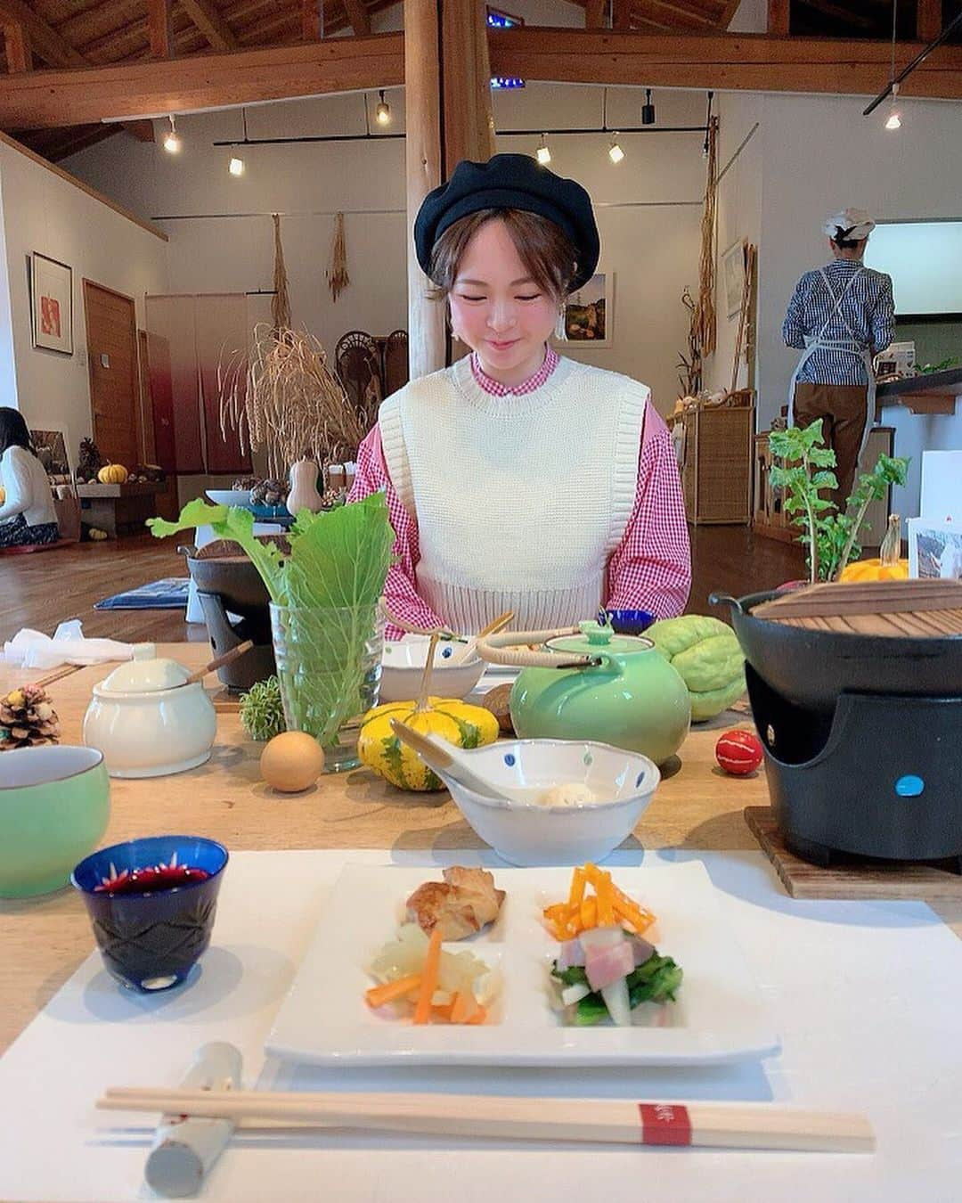 加藤るみさんのインスタグラム写真 - (加藤るみInstagram)「大和野菜を堪能🥬♡ お料理が丁寧で本当においしい💯 店員さんも優しくてあったかくて おもてなしに感動しました🥺✨ 心からオススメしたい場所です🖼 #清澄の里粟  #奈良」2月1日 23時18分 - rumicinema