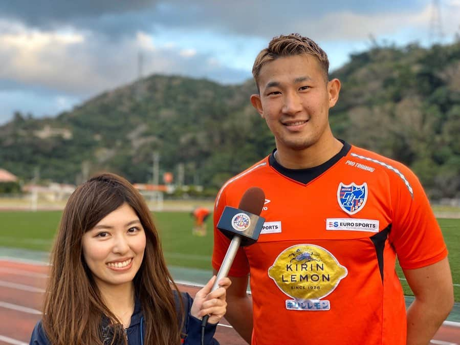 橘ゆりかさんのインスタグラム写真 - (橘ゆりかInstagram)「「FC東京ビバパラダイス」📺⚽️✨﻿ 沖縄キャンプ取材のオンエア見てくれましたかー？🔵🔴﻿ ﻿ キャンプの楽しみ方やオフの過ごし方など﻿たくさんの選手のみなさんにお話聞かせていただきました🌺﻿ ありがとうございました😊！﻿ ﻿ ﻿ ﻿ #髙萩洋次郎 #矢島輝一 #平川怜 #丹羽大輝﻿  #原大智 #林彰洋 #波多野豪﻿ ﻿ #jleague #fctokyo #fc東京 #Jリーグ #応援番組 #jcom #FC東京ビバパラダイス #ビバパラ #青赤 #サッカー選手 #沖縄キャンプ #国頭村 #ユニフォーム #橘ゆりか #ゆりかる #football #footballplayer  #⚽️ #东京 #足球」2月1日 23時14分 - yuricalcal