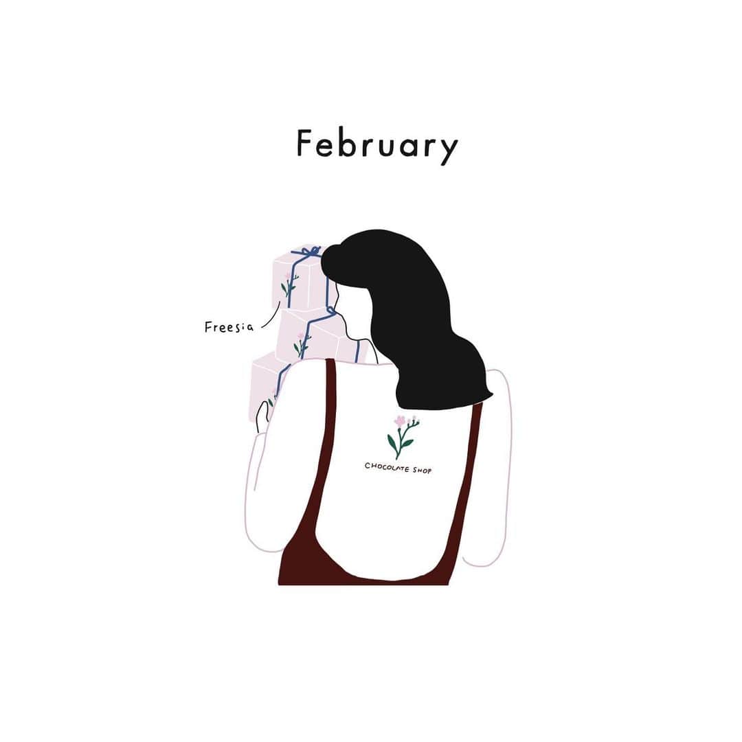 のインスタグラム：「February👩🏻‍🍳🍫」