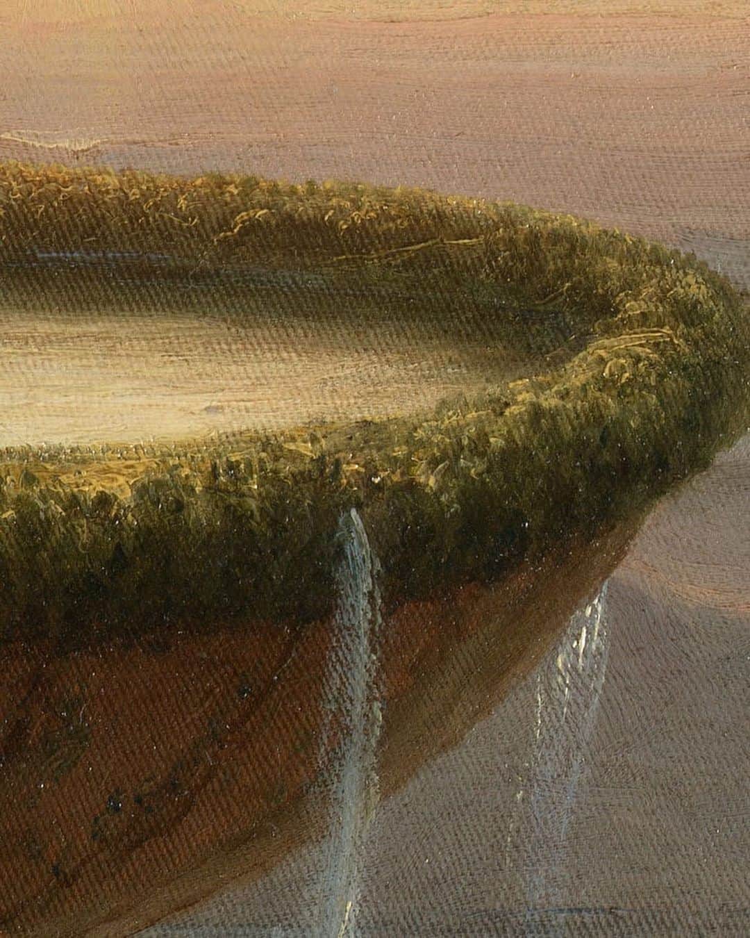 メトロポリタン美術館さんのインスタグラム写真 - (メトロポリタン美術館Instagram)「DID SOMEONE SAY SOMETHING ABOUT A SUPER BOWL⁣⁣⁣ ⁣⁣⁣ ☝️ But actually, not everyone thought this painting was all that super. ⁣⁣⁣ ⁣⁣⁣ In fact, "The Titan's Goblet" by Thomas Cole—born #onthisday in 1801—was rejected by Cole's patron Luman Reed. With its massive, vegetation-encrusted goblet, it's certainly one of Cole's most enigmatic work and defies full explanation. ➡️ Swipe to zoom into the rim, where it gets even more curious—notice the classical ruins and boats! ⁣⁣ ⁣⁣ Writer Theophilus Stringfellow Jr. described the goblet as a self-contained, microcosmic human world in the midst of vast nature, linking the stem and trunk to the Norse legend of the Tree of Life. Others have compared the fantastical forms to Italian architecture, geological formations, or the golden goblet of the sun-god Helios. ⁣⁣ ⁣⁣ However it’s interpreted, "The Titan's Goblet" echoes themes from Cole's other works of the period, illustrating the grandeur of the past, the passage of time, and the encroachment of nature.⁣⁣ ⁣⁣ 🎨 #ThomasCole (American, 1801–1848). The Titan's Goblet, 1833. Oil on canvas. On view in Gallery 759. #TheMet #SuperBowl ⁣ ⁣ Image description: A painting of a giant goblet, surrounded by nature. Three images follow featuring close-ups of the rim of the goblet, which is filled with water and has boats floating in it.」2月1日 23時50分 - metmuseum