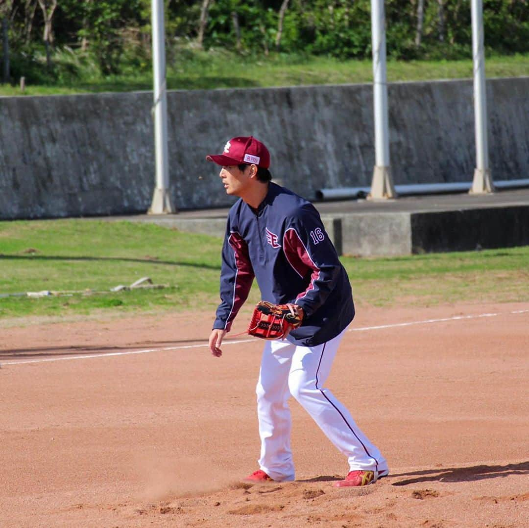 涌井秀章さんのインスタグラム写真 - (涌井秀章Instagram)「キャンプ初日⚾︎﻿ ﻿ #東北楽天ゴールデンイーグルス ﻿ #涌井秀章﻿ #キャンプ初日より﻿ #練習風景」2月2日 9時35分 - wakui_hideaki