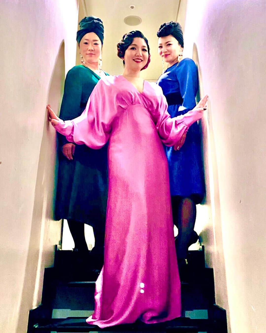 有坂美香のインスタグラム：「Ladies Natsuko Takagi(THE SOULMATICS) Hiroko Sato  #有坂美香20th0131  #backingvocal」