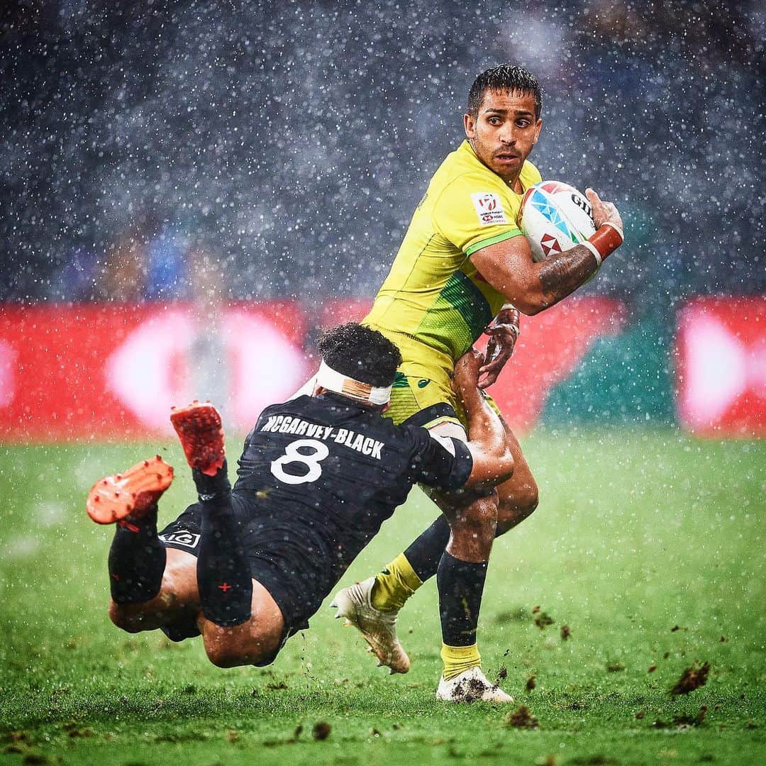 ラグビーオーストラリア代表さんのインスタグラム写真 - (ラグビーオーストラリア代表Instagram)「☔️ Wet weather footy. #Sydney7s」2月2日 18時33分 - rugbycomau