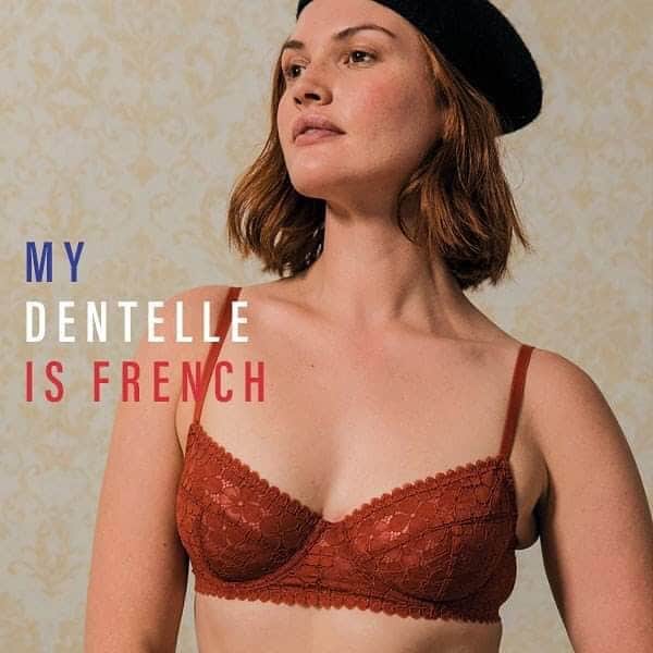 のインスタグラム：「Parce que traçabilité et qualité sont au cœur de nos priorités, 85% de nos dentelles sont développées par les plus grandes maisons en France 🇫🇷 C’est avec @sophiehalletteofficial que nous concevons nos dentelles les plus précieuses ✨ #princessetamtam #drôledeprincesse #dentellefrançaise #savoirfairefrancais」