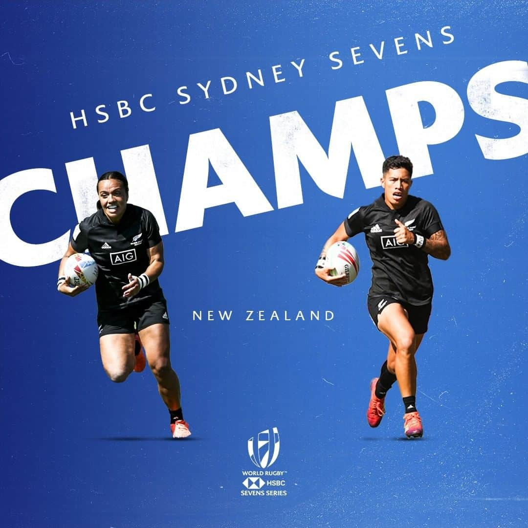 ワールドラグビーさんのインスタグラム写真 - (ワールドラグビーInstagram)「🏆CHAMPIONS 🏆 @BlackFerns go back-to-back at the #Sydney7s, beating Canada 33-7 and extend their lead at the top of the #HSBC7s」2月2日 19時48分 - worldrugby