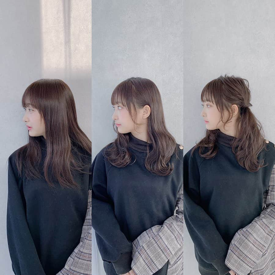 前田渉さんのインスタグラム写真 - (前田渉Instagram)「. . . 人気のカレンちゃんを 劇的Before→After→Arrange✨✨ . . . Cut:シースルーぱっつんと、おくれ毛を整え直しました✨ Styling:32mmのコテでワッフル巻きに🍭スタイリング剤はcache cache butterオンリー💫✨ Arrange:両サイドを耳後ろでまとめたわたポニーに🦄 . . . 前髪とスタイリングだけでもかなり印象は変わりますね😍👍🏻 ぜひ僕にお任せください😁👍🏻✨✨ . . . . 仕上がりはこちらに載せました💁‍♂️ @cachetaro . . . . . #わたるマジック #わたるフィルター #cachecachebutter #cachecache #cachecacheomotesando #BeforeAfterArrange #ショコラベージュ #イメチェン #ワッフル巻き #ヘアアレンジ #石原さとみ #カット #簡単アレンジ #ショコラベージュ #シースルーぱっつん #シースルーバング #セルフアレンジ #シースルーパッツン #透明感 #今日好きになりました #わたアレンジ #今日好き #劇的ビフォーアフター #石川翔鈴 #せなかれ # #カシュモ #カシュカシュバター #クラシックショコラ #ツインテール」2月2日 19時56分 - wataru_magic