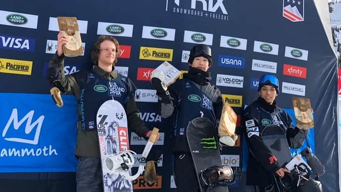 戸塚優斗さんのインスタグラム写真 - (戸塚優斗Instagram)「mammoth🥇✌️ @taylor_gold🥈🎉 @rukahirano🥉🎉 #monsterenergy #yonex  #fluxbindings #deeluxeboots #pml_tokyo_yokohama #gulliumwax #hestragloves #hevenstore #worldcup」2月2日 12時56分 - yuto_totsuka