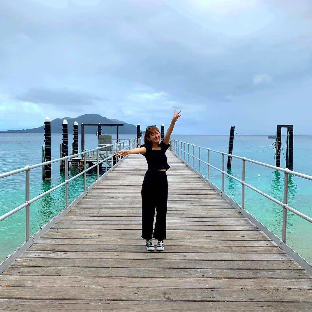 平井はんなのインスタグラム：「. 旅の記録.🐾 グレートバリアリーフの島の中の フィッツロイ島 に行ってきました〜❤︎ . #ワーホリ #オーストラリア #fitzroy」