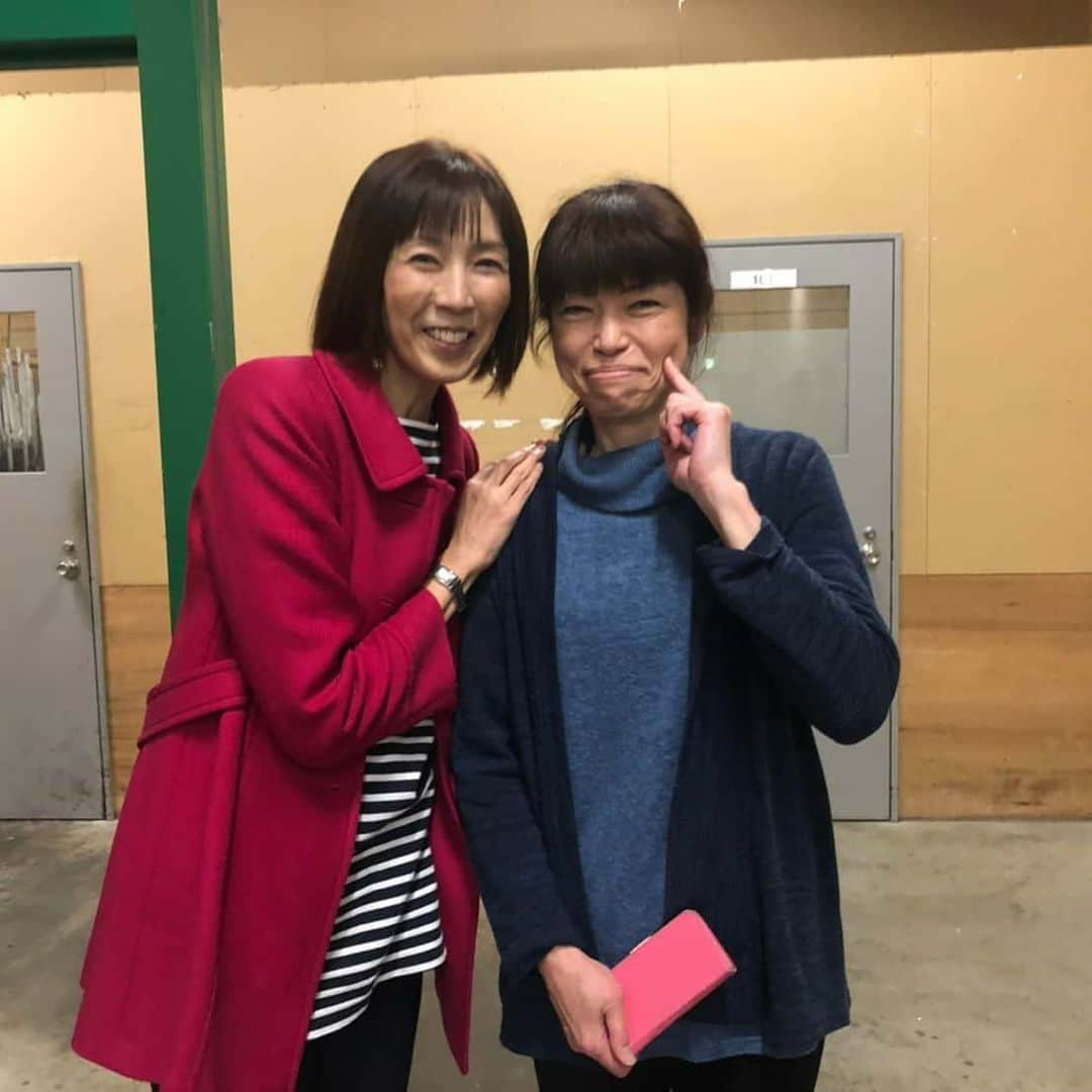 大林素子さんのインスタグラム写真 - (大林素子Instagram)「アリオ西新井にて トークショー ありがとうございました♥️ みちさんともう四回目位か(笑) 久々に、八王子実践時代の、エース、こまと再会」2月2日 16時15分 - m.oobayashi