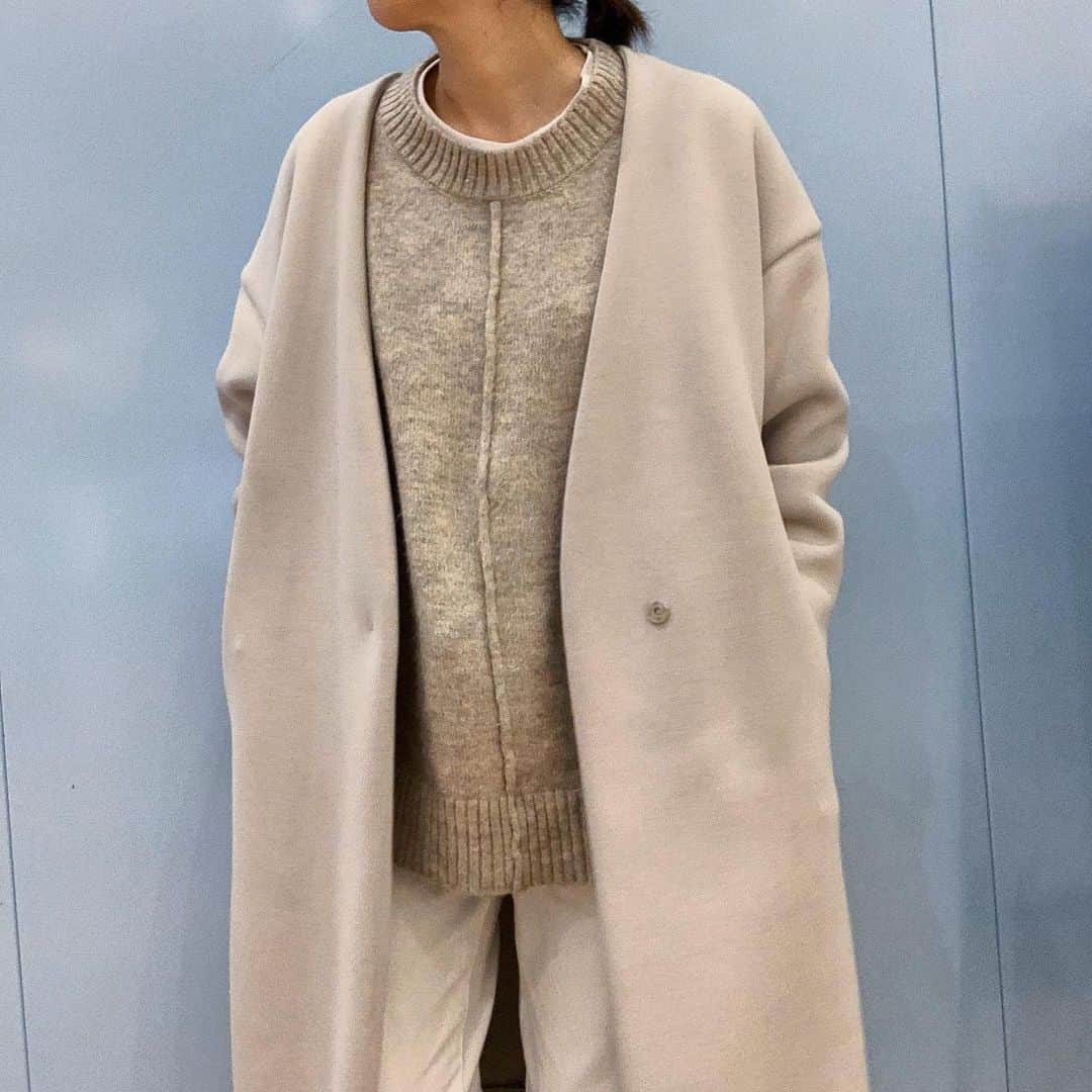 aki_closetのインスタグラム：「. beige🤎 .  そういえば年が変わってからUPし忘れてたな‥ . #machatt #uniqlo #plage」