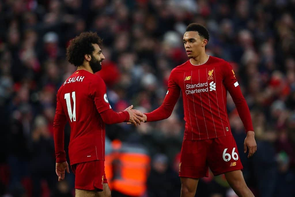 トレント・アレクサンダー＝アーノルドさんのインスタグラム写真 - (トレント・アレクサンダー＝アーノルドInstagram)「Liverpool FC vs Southampton FC (01-02-2020) 🔴📷: Robbie Jay Barrett for AMA 🔴 @trentarnold66 🔴  Tags ignore: #trentarnold #TAA66 #team66 #trentalexanderarnold #team66 #trentalexander  #milner #hendo #gerrard #benwoodburn #liverpool #lfc #salah #mane #firmino #robertson #vandijk #emrecan  #chamberlain #aoc #lallana #matip #lovren  #moreno #football  #l4l #f4f #lfl #lovelfc」2月2日 17時52分 - trentaa66