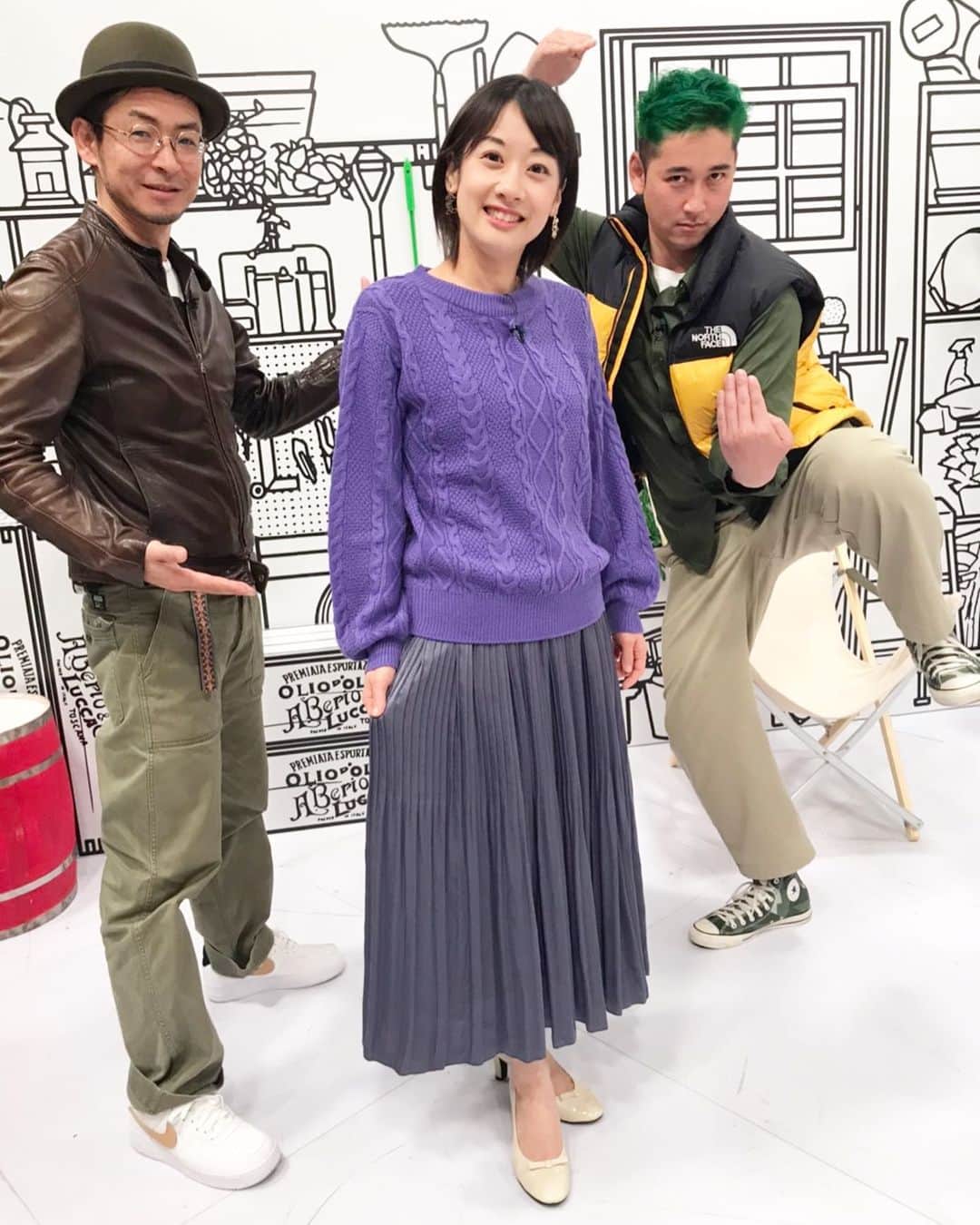川島恵さんのインスタグラム写真 - (川島恵Instagram)「昨日もご覧いただき、ありがとうございました❗️綺麗なパープルの衣装でした！ ・ #つづくさんのどようだよ #どようだよ　#アナウンサー衣装　#エニィファム」2月2日 18時01分 - mrt.kawashima