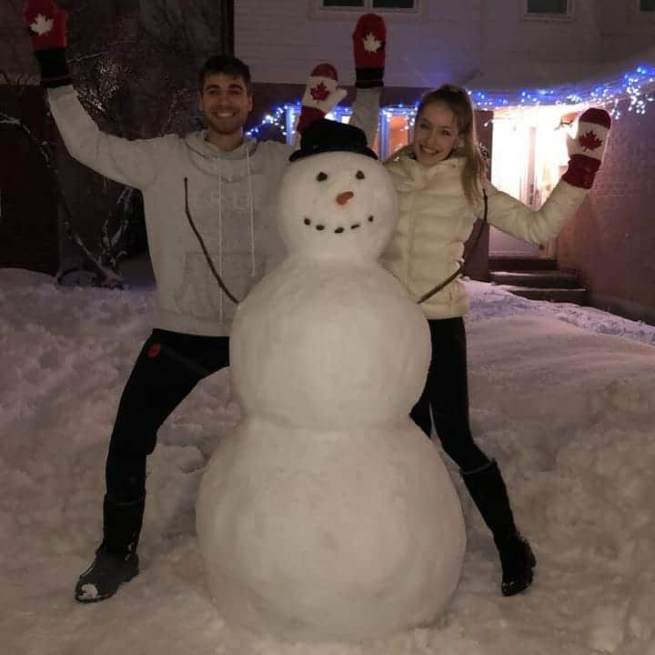 ニコラ・ナドゥーのインスタグラム：「Our creation! ⛄」