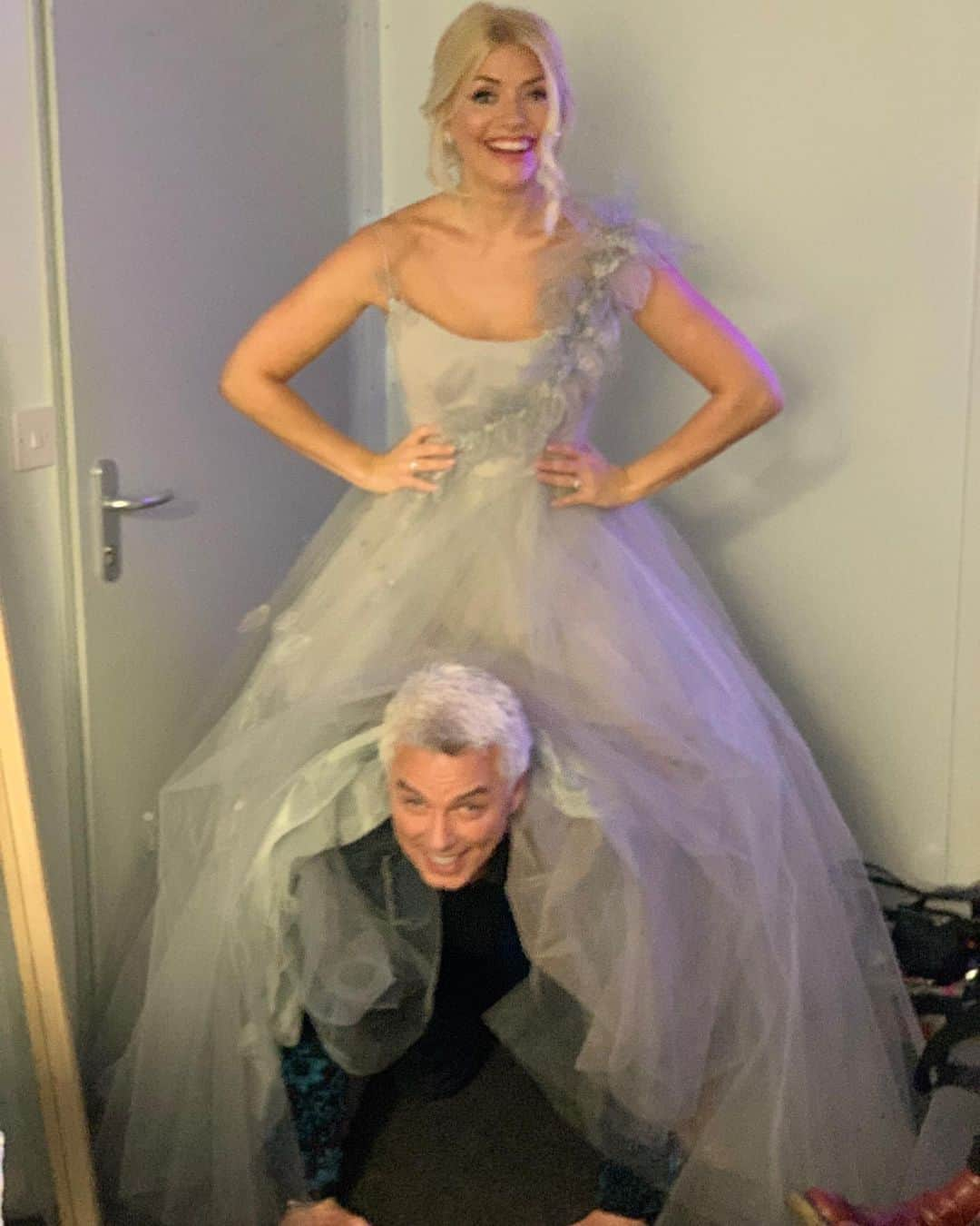 ジョン・バロウマンさんのインスタグラム写真 - (ジョン・バロウマンInstagram)「Where is your Prince Charming? @hollywilloughby jb  #DancingOnIce @itv JB . #fabulous #silverfoxes #lgbtq #icejudge #judge #extra #icefamily」2月3日 3時00分 - johnscotbarrowman