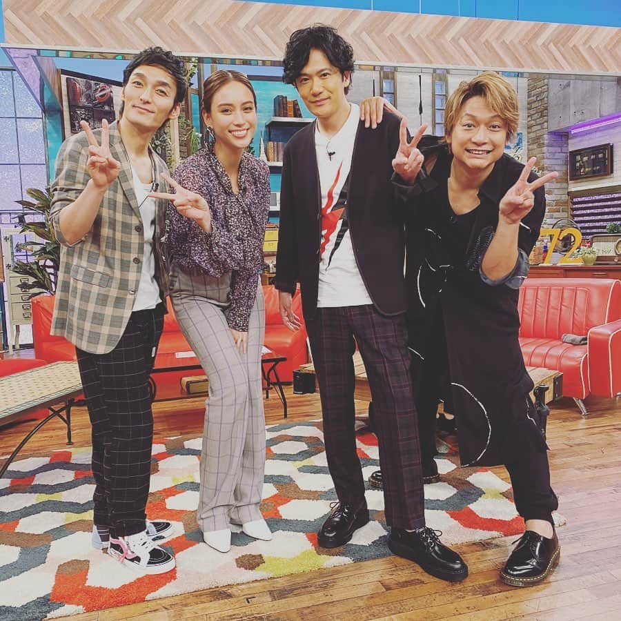 香取慎吾さんのインスタグラム写真 - (香取慎吾Instagram)「#滝沢カレン ちゃん #トムブラウン #Yesアキト #駆け抜けて軽トラ #相川七瀬 さんも #キャイーン も #みちょぱ も #誕生日ケーキ も ありがと #ななにー  #香取慎吾」2月3日 14時15分 - katorishingo_official