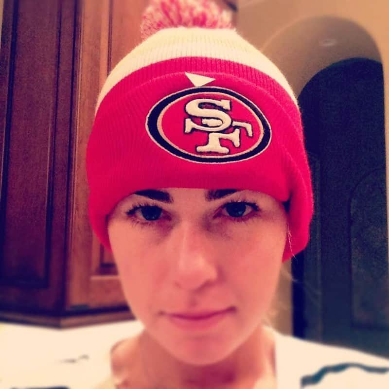 ポーラ・クリーマーさんのインスタグラム写真 - (ポーラ・クリーマーInstagram)「Let’s do this @49ers #gameday #babyPC」2月3日 5時38分 - paulacreamer1