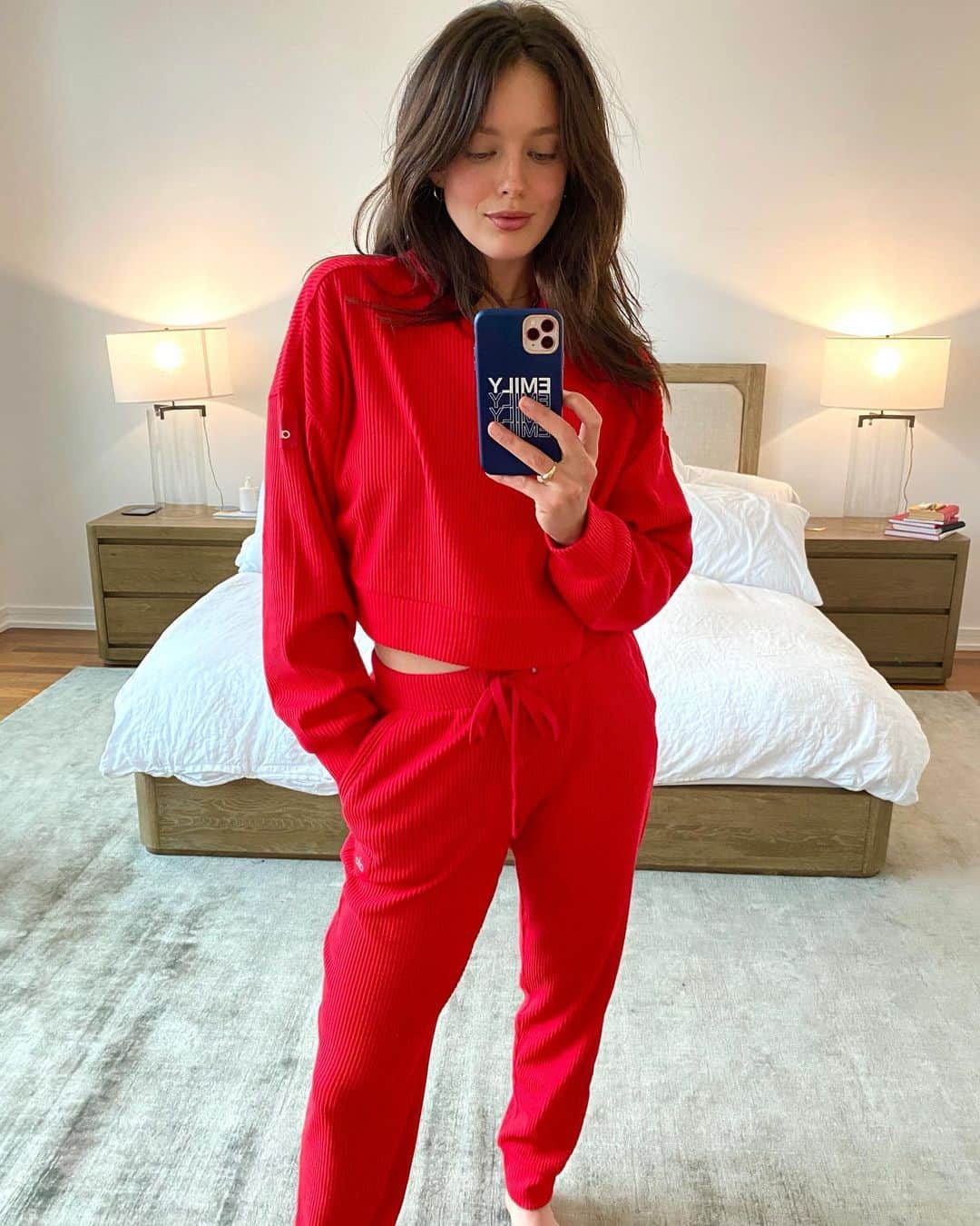 エミリー・DiDonatoのインスタグラム：「A Super Bowl Sunday #ootd 🏈」