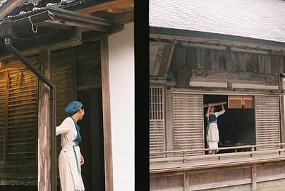 前田エマさんのインスタグラム写真 - (前田エマInstagram)「朝、襖を開け、光と風を取り込む。 そして、展示会が始まるのを待つ人々。 She is 連載「服にあう」 @_____i_a_i  @sheis_jp」2月3日 8時23分 - emma_maeda