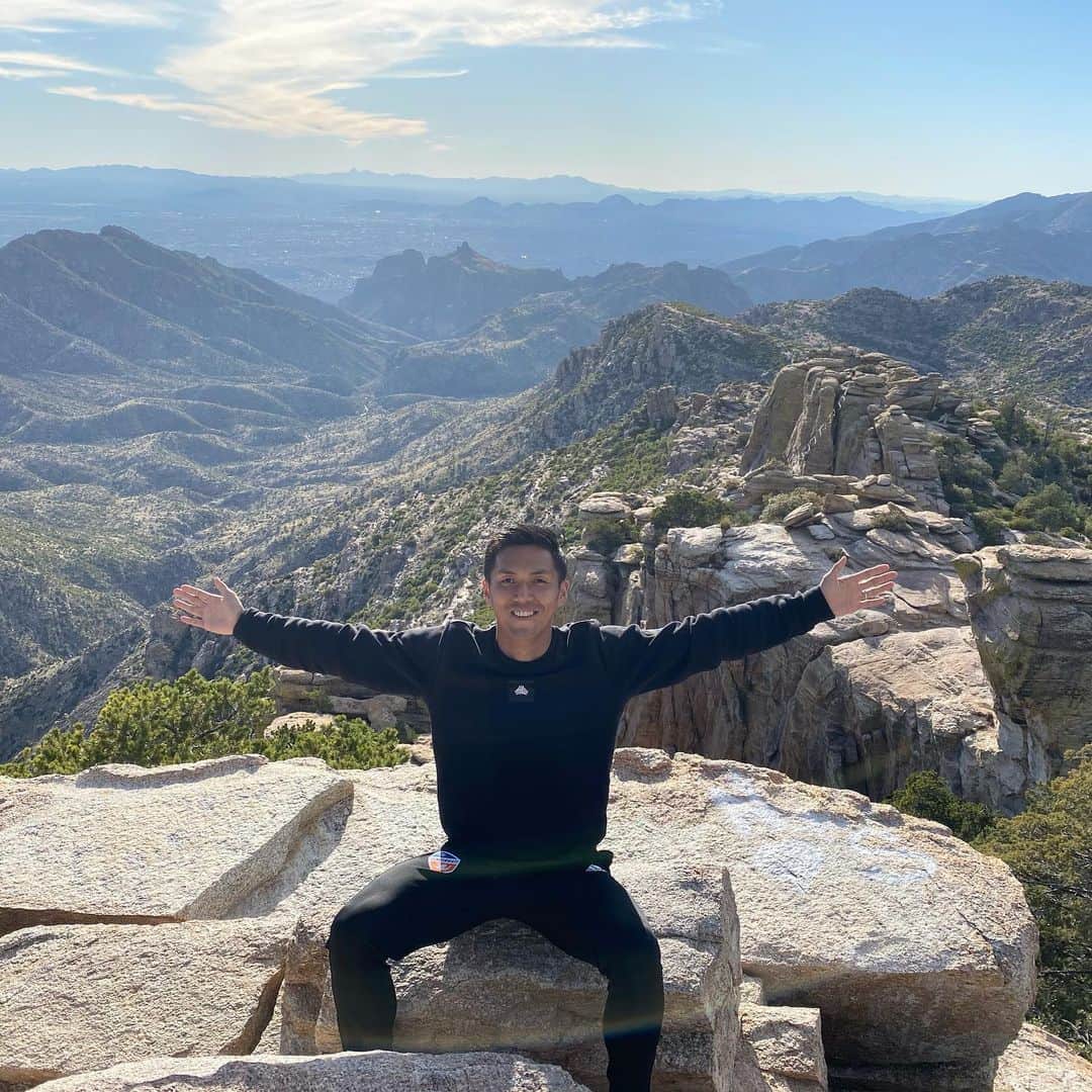 久保裕也のインスタグラム：「Day off☀️ Mount Lemmon⛰」