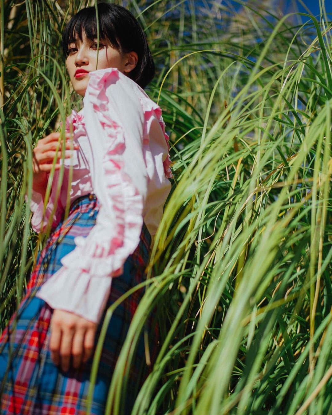 竹崎綾華のインスタグラム：「I hope for a bright world☀️🍃🌎✨ . beautiful nature. #竹崎綾華　#木下昴一」