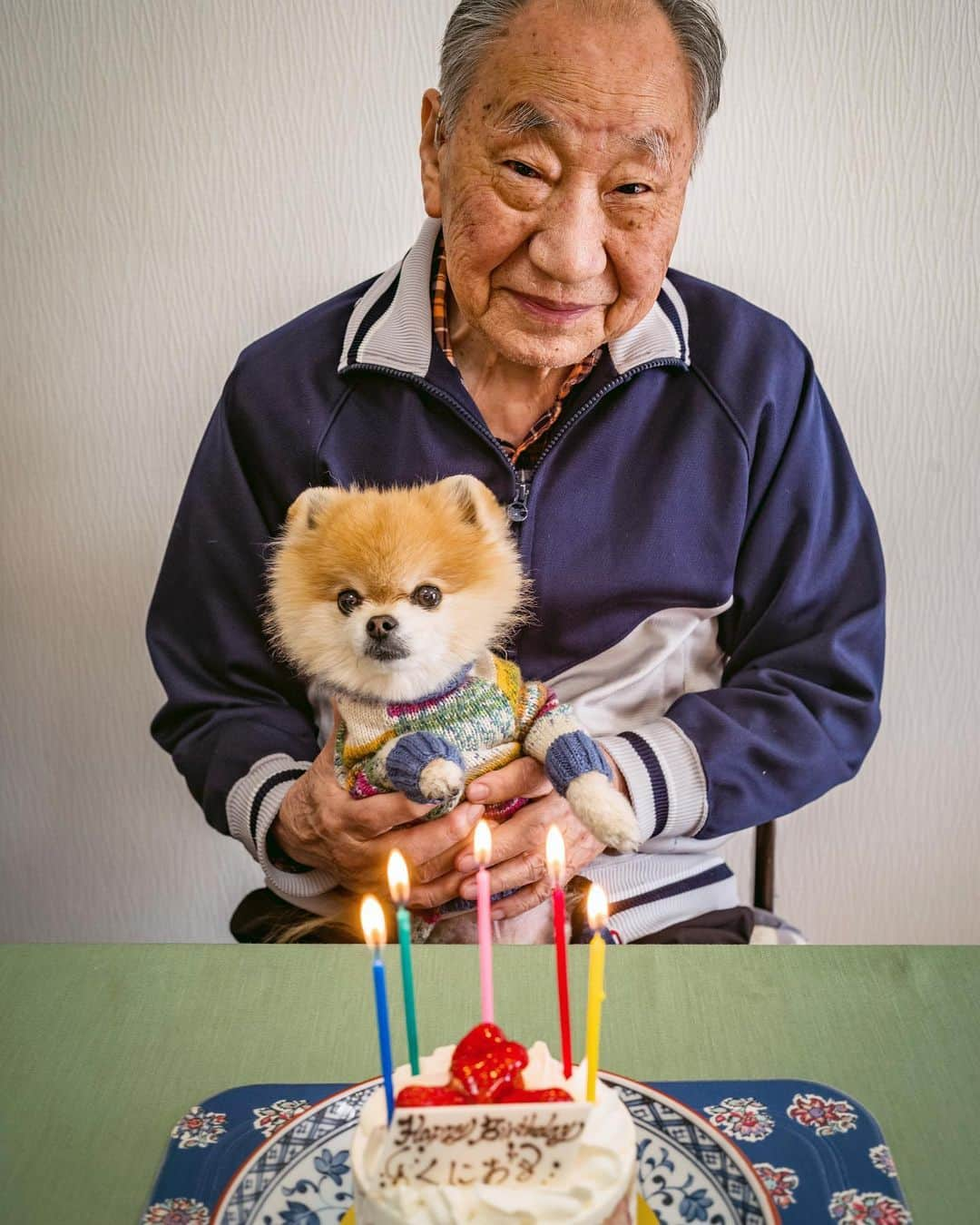 ポテチンさんのインスタグラム写真 - (ポテチンInstagram)「Yesterday was my grandpa’s birthday 🎂  おじいちゃんのお家でおじいちゃんの誕生日のお祝いをしましたぢょ。」2月3日 12時00分 - pom.potechin