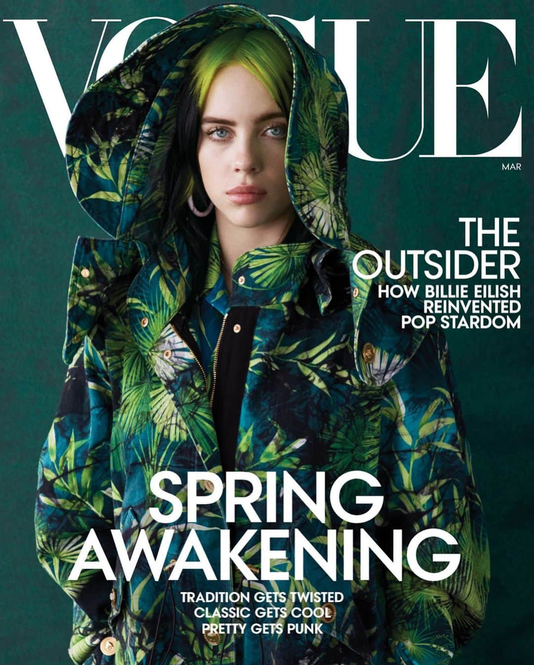 ビリー・アイリッシュさんのインスタグラム写真 - (ビリー・アイリッシュInstagram)「COVER OF VOGUE MARCH ISSUE」2月3日 22時38分 - billieeilish