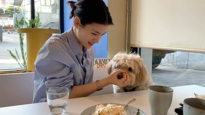 キム・ヨンジのインスタグラム：「내새끼 만만세」