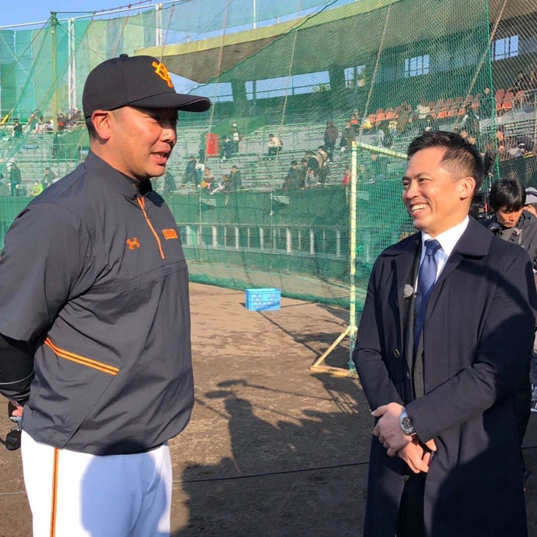 野村忠宏さんのインスタグラム写真 - (野村忠宏Instagram)「プロ野球春季キャンプ取材 ⚾️ 原監督、阿部2軍監督、坂本選手、菅野選手、球団関係者の皆様、ありがとうございました。2020東京オリンピック、野球は12年ぶりに正式種目として復活するので、更に期待と注目が集まります。ほんと楽しみだ🥇 #読売巨人軍 #ジャイアンツ #宮崎キャンプ #SPARK #取材 #坂本勇人 #菅野智之 #阿部慎之助 #原辰徳 #野村忠宏」2月3日 17時17分 - nomura60kg