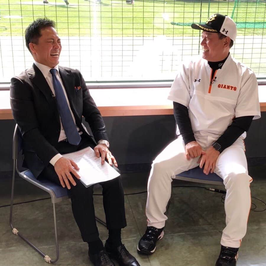 野村忠宏さんのインスタグラム写真 - (野村忠宏Instagram)「プロ野球春季キャンプ取材 ⚾️ 原監督、阿部2軍監督、坂本選手、菅野選手、球団関係者の皆様、ありがとうございました。2020東京オリンピック、野球は12年ぶりに正式種目として復活するので、更に期待と注目が集まります。ほんと楽しみだ🥇 #読売巨人軍 #ジャイアンツ #宮崎キャンプ #SPARK #取材 #坂本勇人 #菅野智之 #阿部慎之助 #原辰徳 #野村忠宏」2月3日 17時17分 - nomura60kg