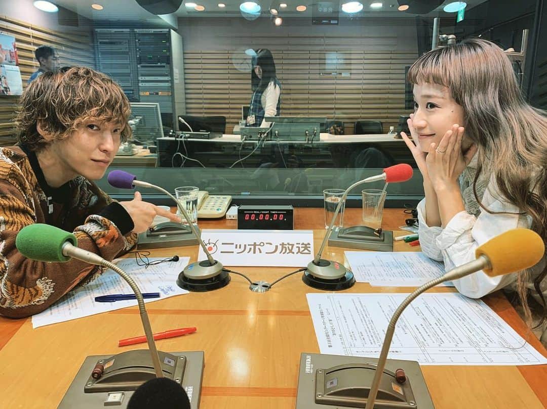 武井優心のインスタグラム：「全国ポピュラーステージ吹奏楽コンクールのアフレコ収録でニッポン放送へ。 この模様は来週2月11日(火)15:00〜 #」