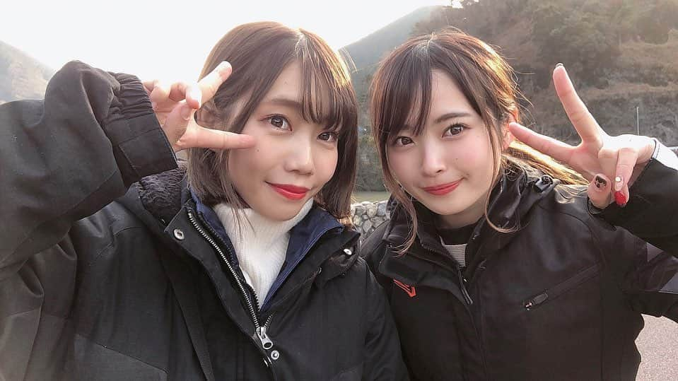 AMIのインスタグラム：「・ ・ 今日はモトブロガーのアッキーさん( @dokuota_akkie )とツーリングへ🏍💨 ・ ・ 笑いすぎてお腹崩壊寸前に…🤣🤣 ・ ・ アッキーさんと走れて幸せな一日でした〜👼💖 ・ ・ ・  #バイク女子 #ライダー女子 #バイク #女子ツーリング #単車 #バイクのある生活 #バイクのある風景 #バイク好きな人と繋がりたい #ツーリング #ツーリング仲間募集中 #bike #motorcycle  #japan  #오토바이  #바이크 #沖縄 #okinawa #ninja #ninja400 #zx14r #kawasaki」