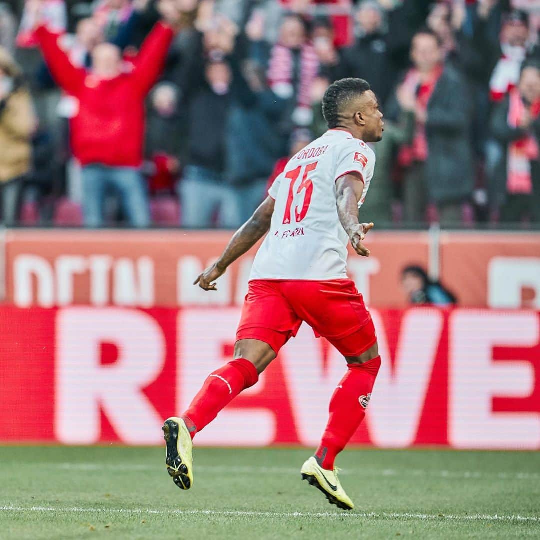ジョン・コルドバのインスタグラム：「+3 ⚽️🙏🏾🙌🏾💪🏾 @fckoeln」