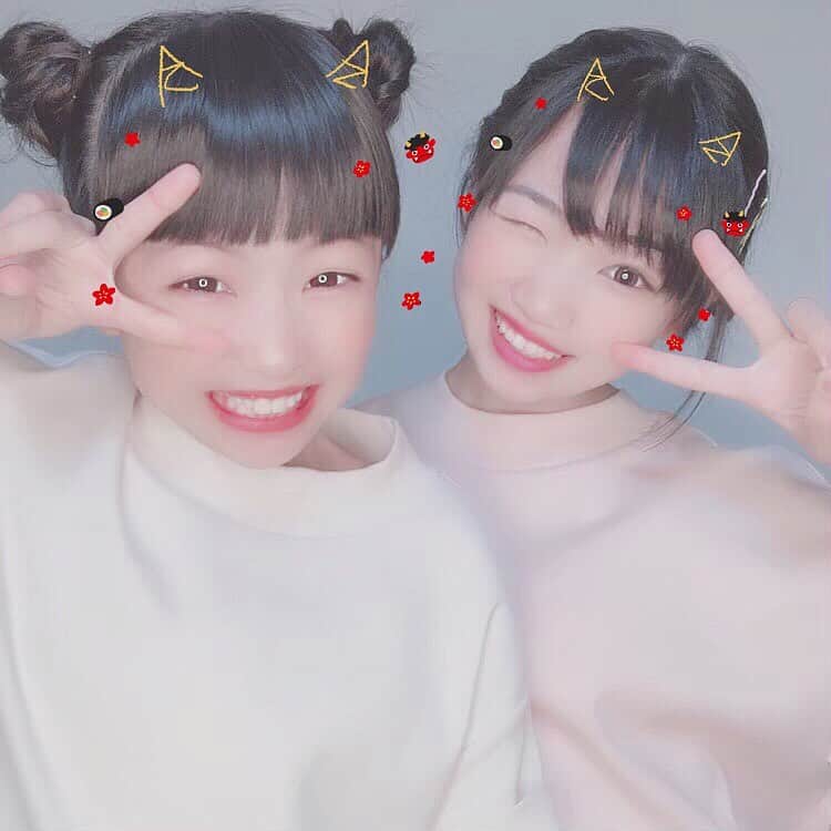 ゆずこあのインスタグラム：「👹🌩🍡 #節分 * * #西南西 #やや西 よりって🤣🤣」