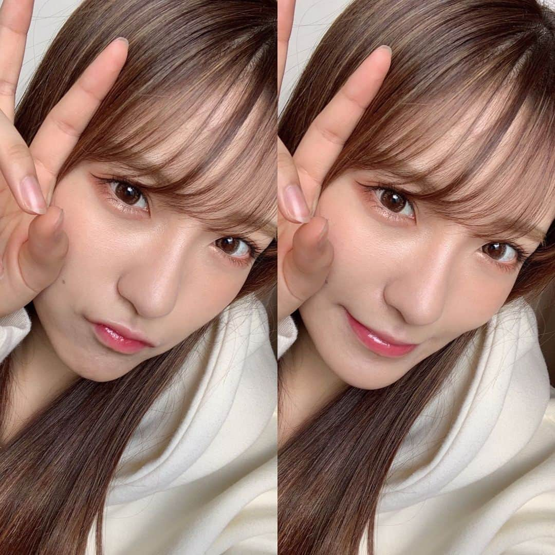 小嶋花梨さんのインスタグラム写真 - (小嶋花梨Instagram)「ピースのくせがすごい✌🏻️😗」2月3日 22時19分 - nmb_kojima_48