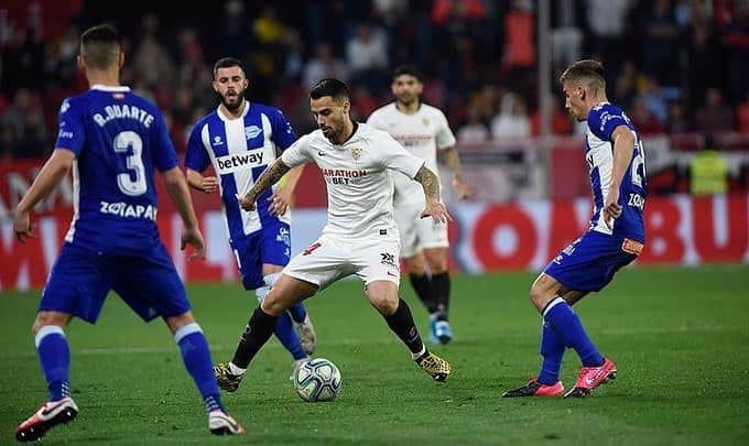 ヘスス・フェルナンデス・サエスのインスタグラム：「Primer partido, una pena el resultado ✅ ⠀ A pensar ya en el domingo.. ⚪️🔴」