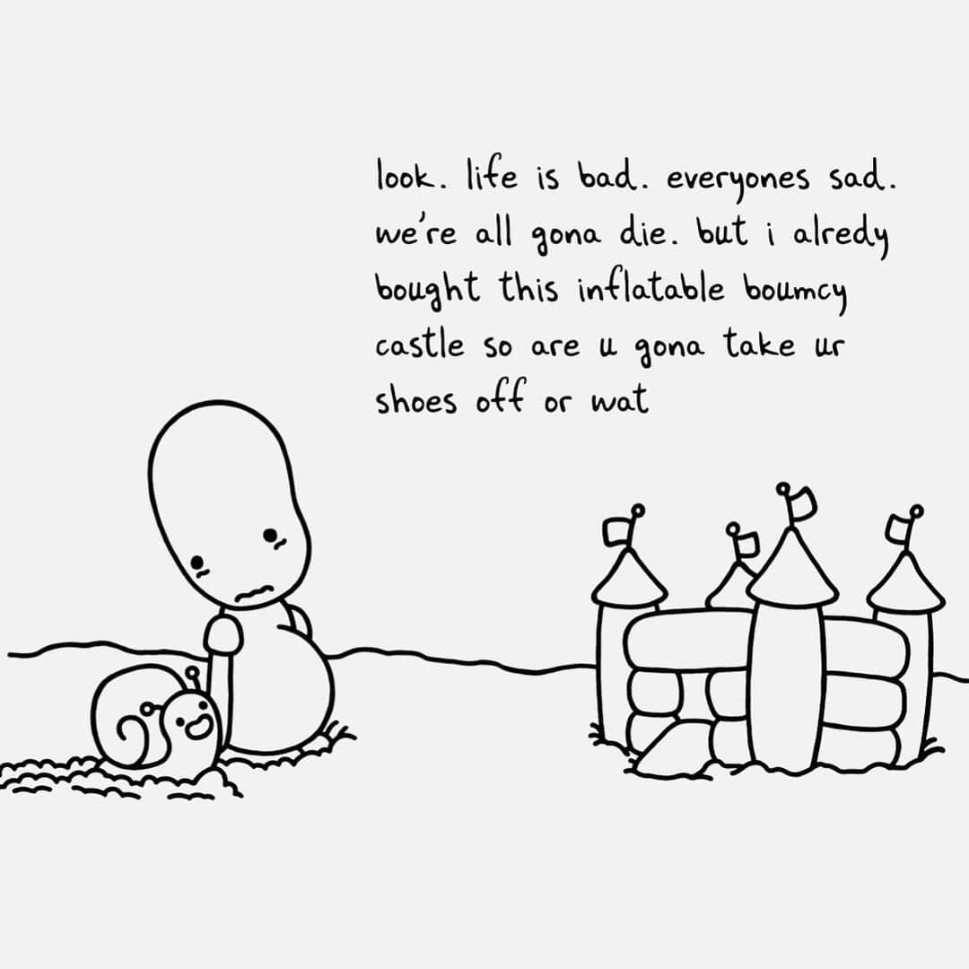 TED Talksのインスタグラム：「Much has been said about the internet’s knack for making us feel lonelier, as though we’re all screaming into the void but no one’s listening. It’s a feeling that author and artist Jonny Sun understands well, and even embraces. In his TED Talk, aided by his illustrated semi-avatar (an alien named Jomny) Sun explains how being open online about his sadness and fear struck a nerve on social media, sparking conversations — and communities — and making everyone feel less alone. “I feel silly and stupid sometimes for valuing these small moments of human connection in times like these. But I've always operated under this idea that little moments of humanness are not superfluous,” he says. “They are these tiny, temporary sanctuaries that show us that we are not as alone as we think we are.” Watch Sun’s full TED Talk at the link in our bio. [Image: @jonnysun]」