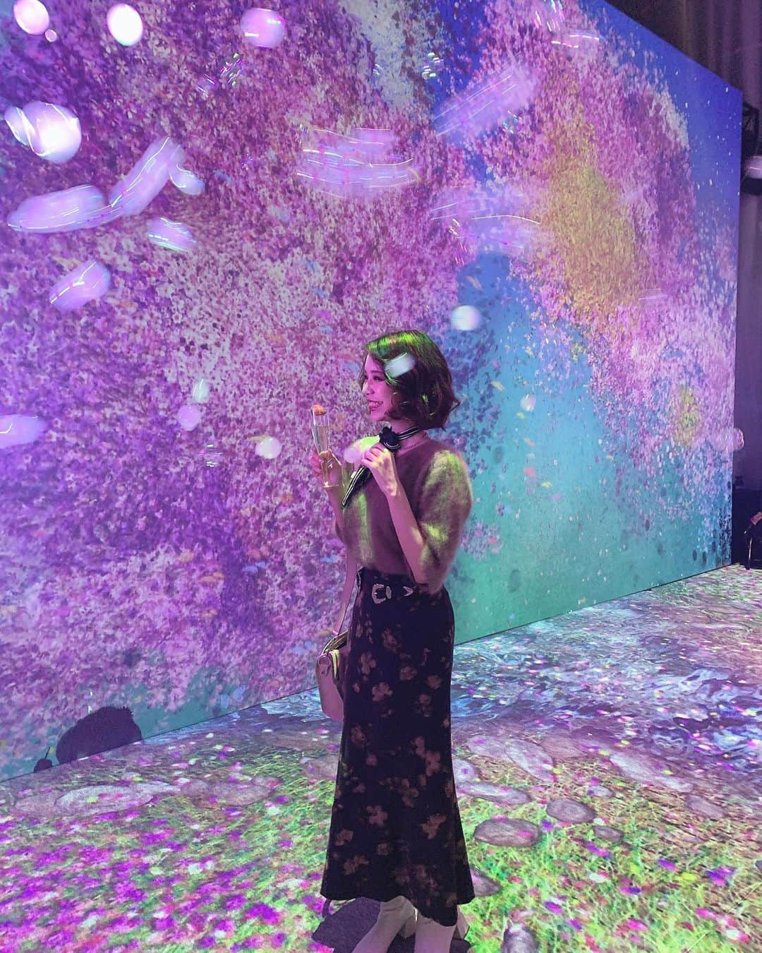 林田沙綾さんのインスタグラム写真 - (林田沙綾Instagram)「♡ 先日に1月30日〜3月1日まで 日本橋三井ホールにて開催する、五感で楽し む花の体感型アート展FLOWERS BY NAKED 2020 -桜-にいってきたよ♡ 毎年すきでいってるのだけど 今回のが1番すきだった😭♥️ ： #フラワーズバイネイキッド #FLOWRSBYNAKED #pr」2月4日 0時28分 - saaya.xoxo