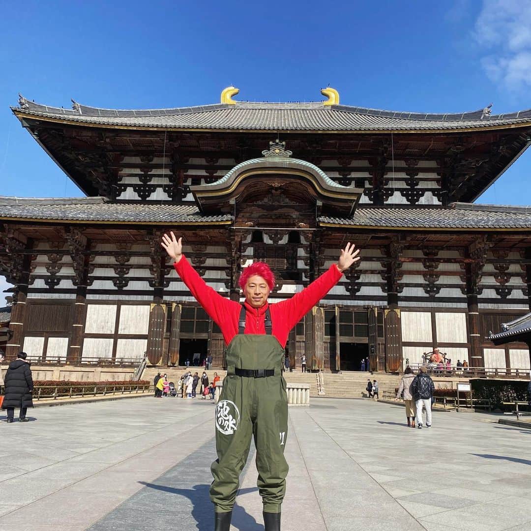 田村淳のインスタグラム：「東大寺！」
