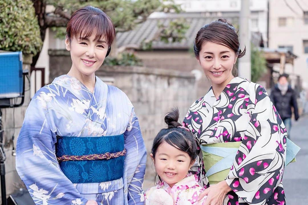 のインスタグラム：「昔からテレビで観ている未唯さんと共演でき嬉しかった🥰 #ピンクレディー  #未唯 さん　#映画　#movie  #愚か者のブルース  #熊切あさ美　#浴衣　#japan」