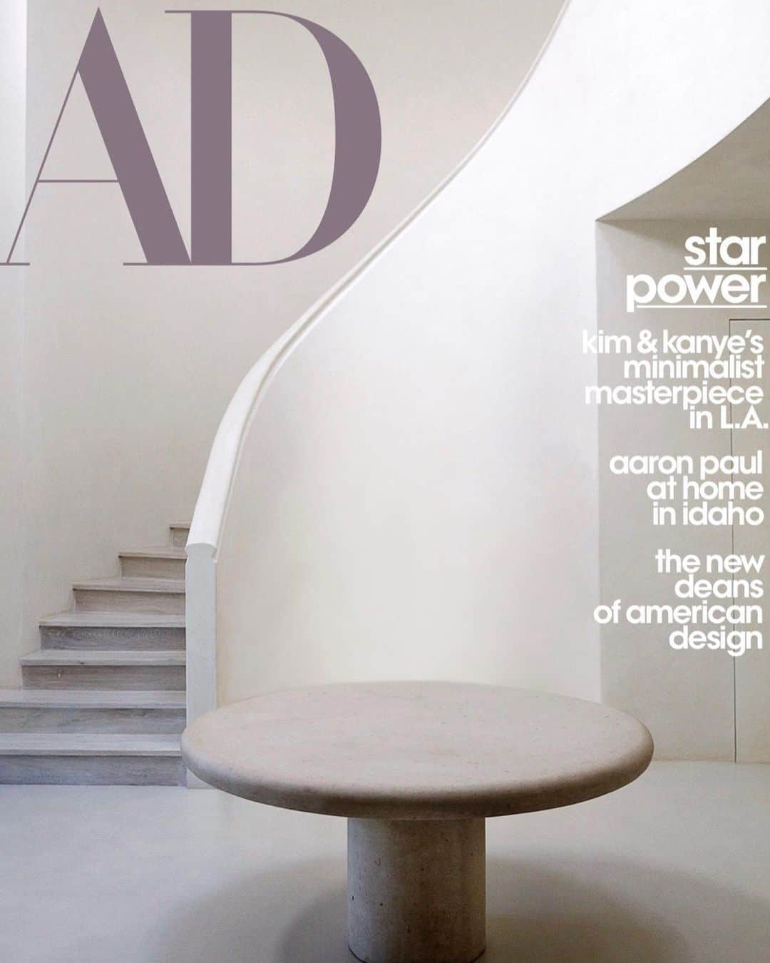 キム・カーダシアンさんのインスタグラム写真 - (キム・カーダシアンInstagram)「The cover of @archdigest is something I have always dreamed of. Here is a glimpse of our minimal style and a pic of North’s room if you swipe!」2月4日 3時54分 - kimkardashian