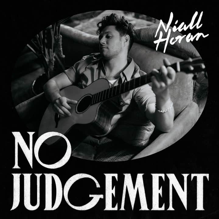 ナイル・ホーランのインスタグラム：「Couldn’t be more excited for this one if I tried. My new single ‘ no judgement ‘ is out Friday !」