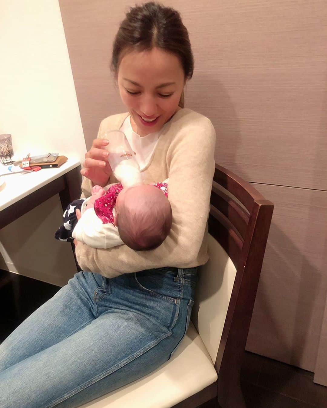 LINAさんのインスタグラム写真 - (LINAInstagram)「可愛いが溢れてしまう♡ #MAX#NANA#LINA #節分の日 #dinner#home #sweetbaby #ママ活#ママ練」2月4日 10時13分 - xxlina_now